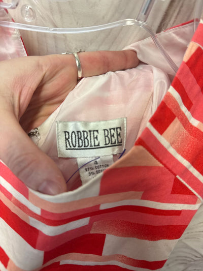 Robbie Bee Women's Size 4 Red Dress