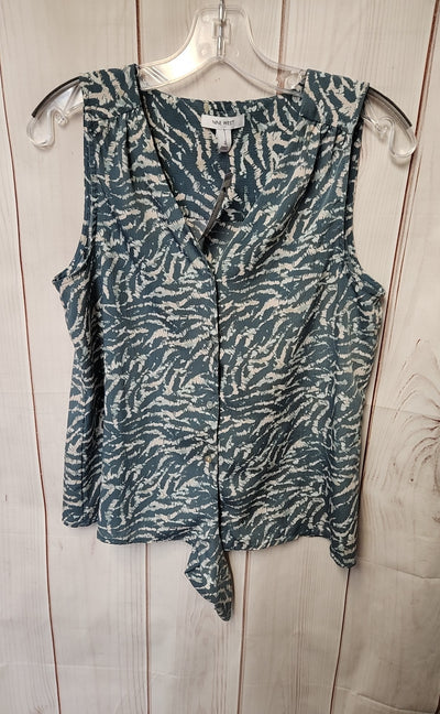 Nine West Women's Size S Blue Sleeveless Top