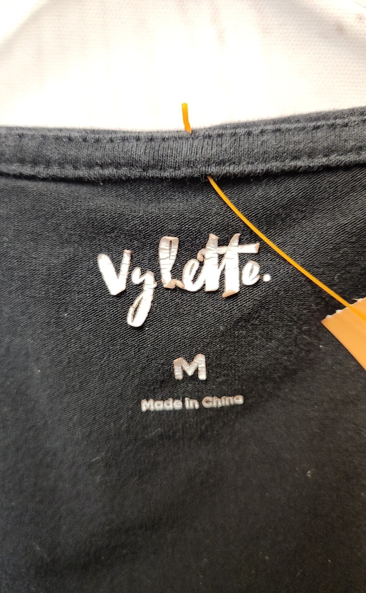 Vylette Women's Size M Black Bodysuit