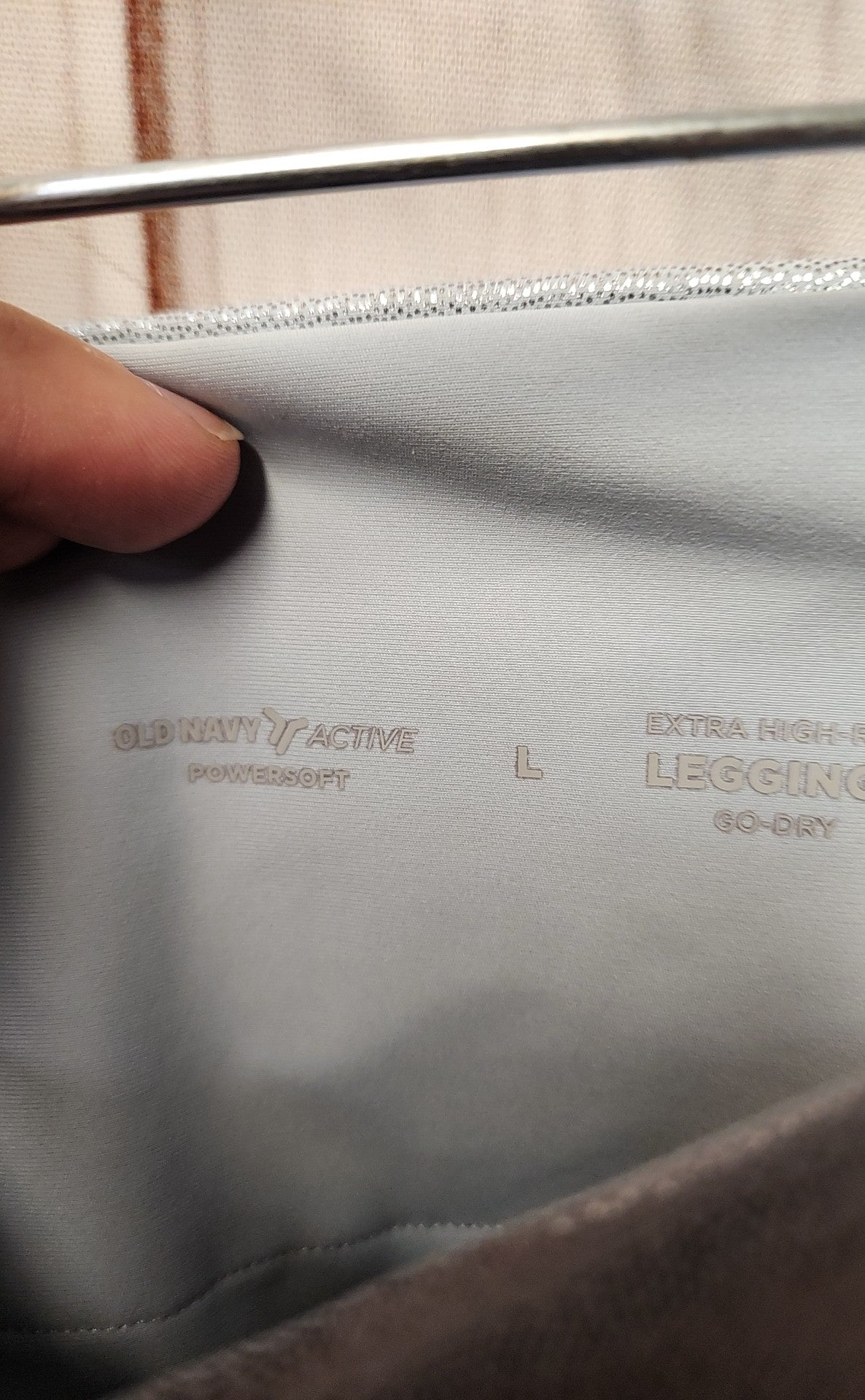 Old Navy Women's Size L Gray Metallic Leggings