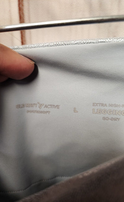 Old Navy Women's Size L Gray Metallic Leggings