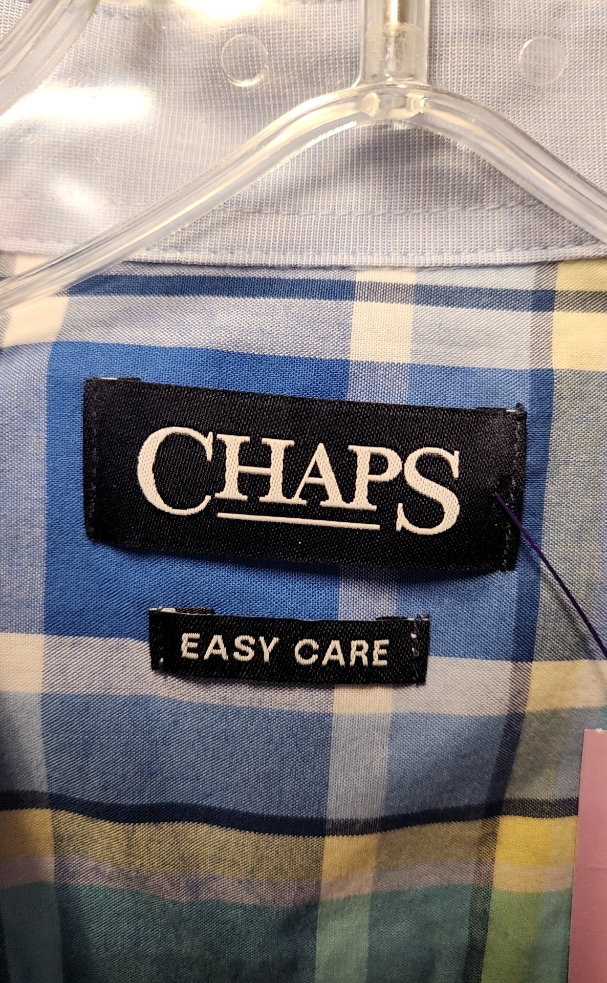 Chaps Men's Size L Blue Shirt