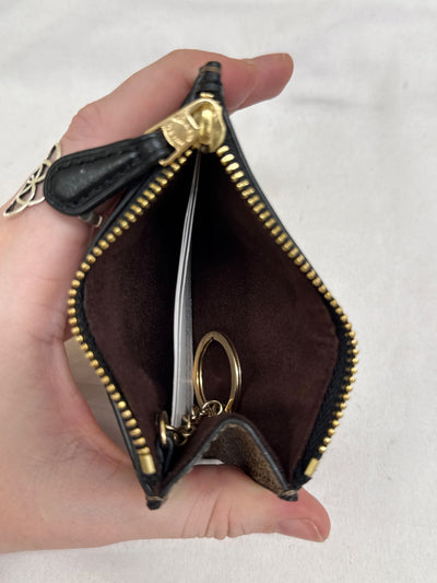 Coach Brown Leather Card Holder