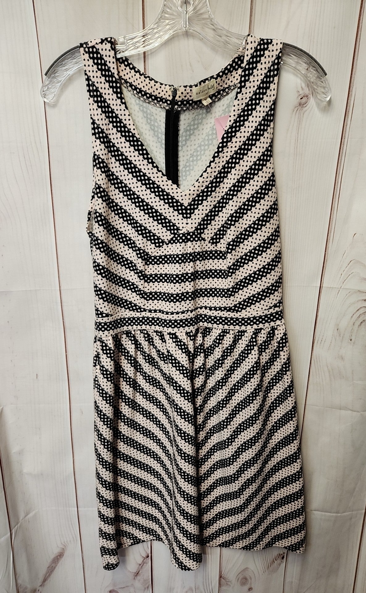 Maison Jules Women's Size M Black & Pink Dress
