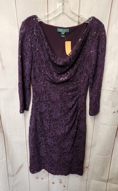Lauren by Ralph Lauren Women's Size 6 Purple Dress