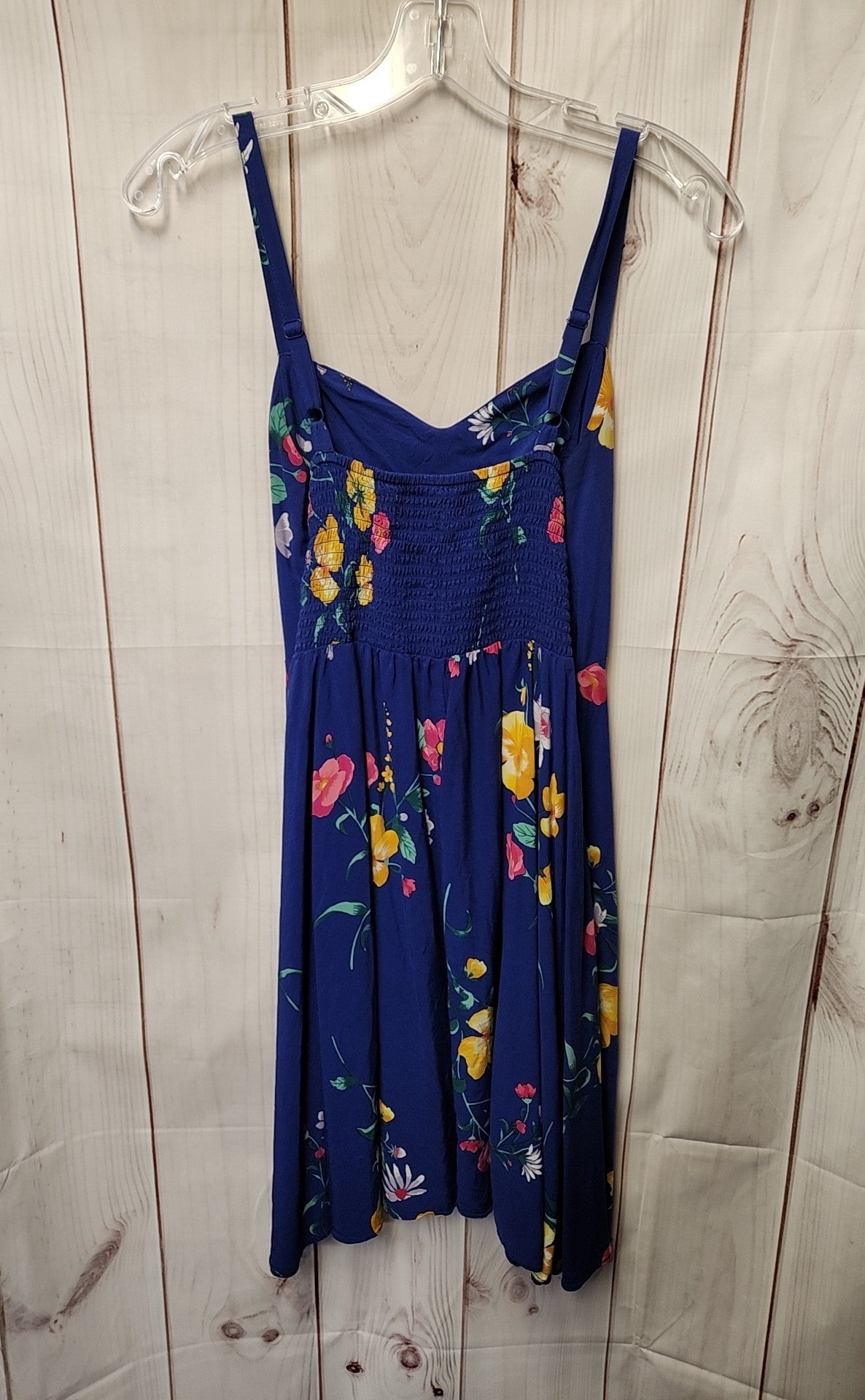 Old Navy Women's Size M Blue Floral Dress
