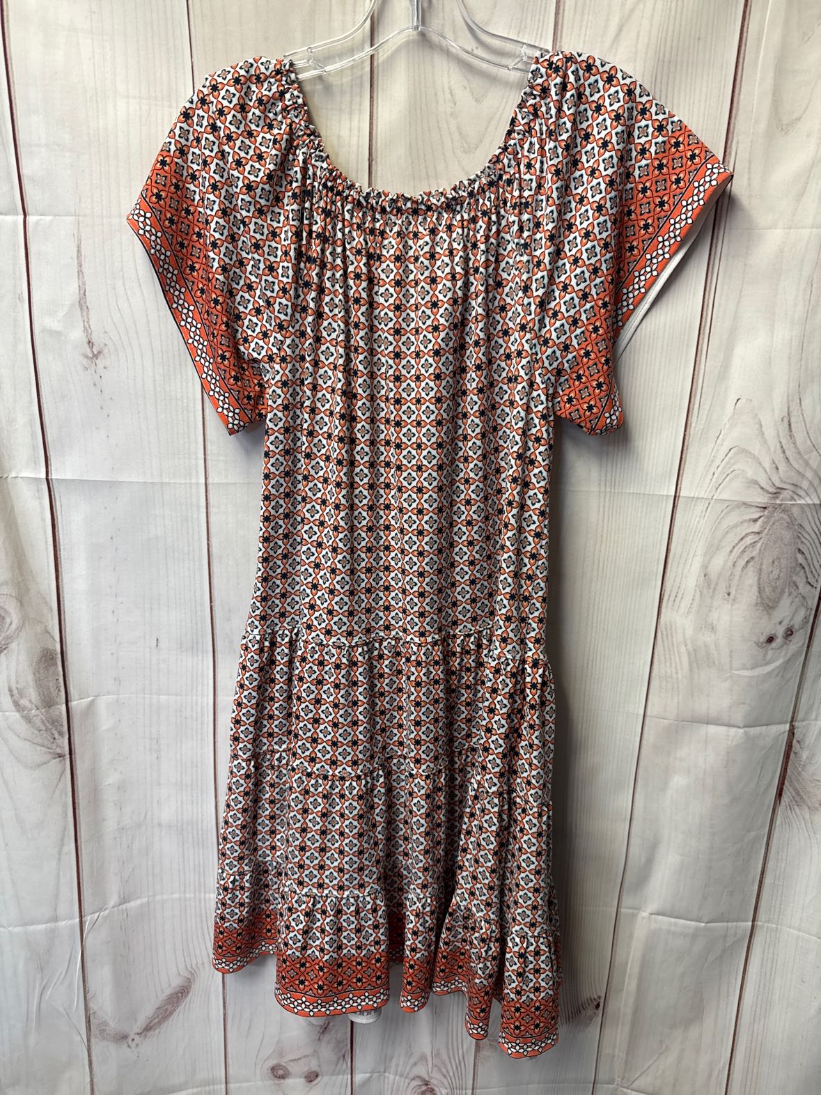 Max Studio Women's Size M Peach Floral Dress