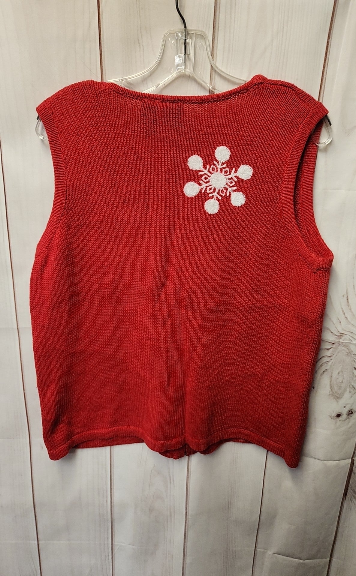 Basic Edition Women's Size L Red Vest