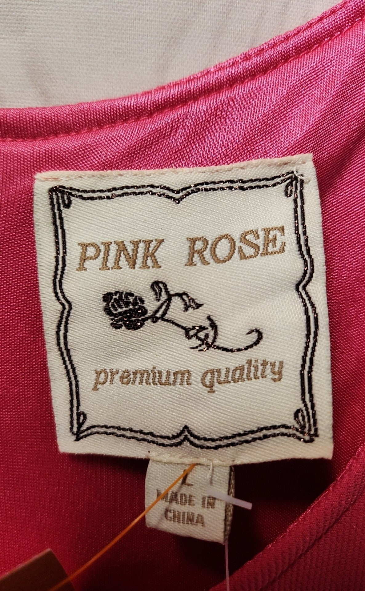 NWT Pink Rose Women's Size L Pink Dress