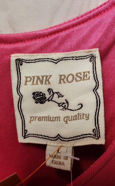 NWT Pink Rose Women's Size L Pink Dress
