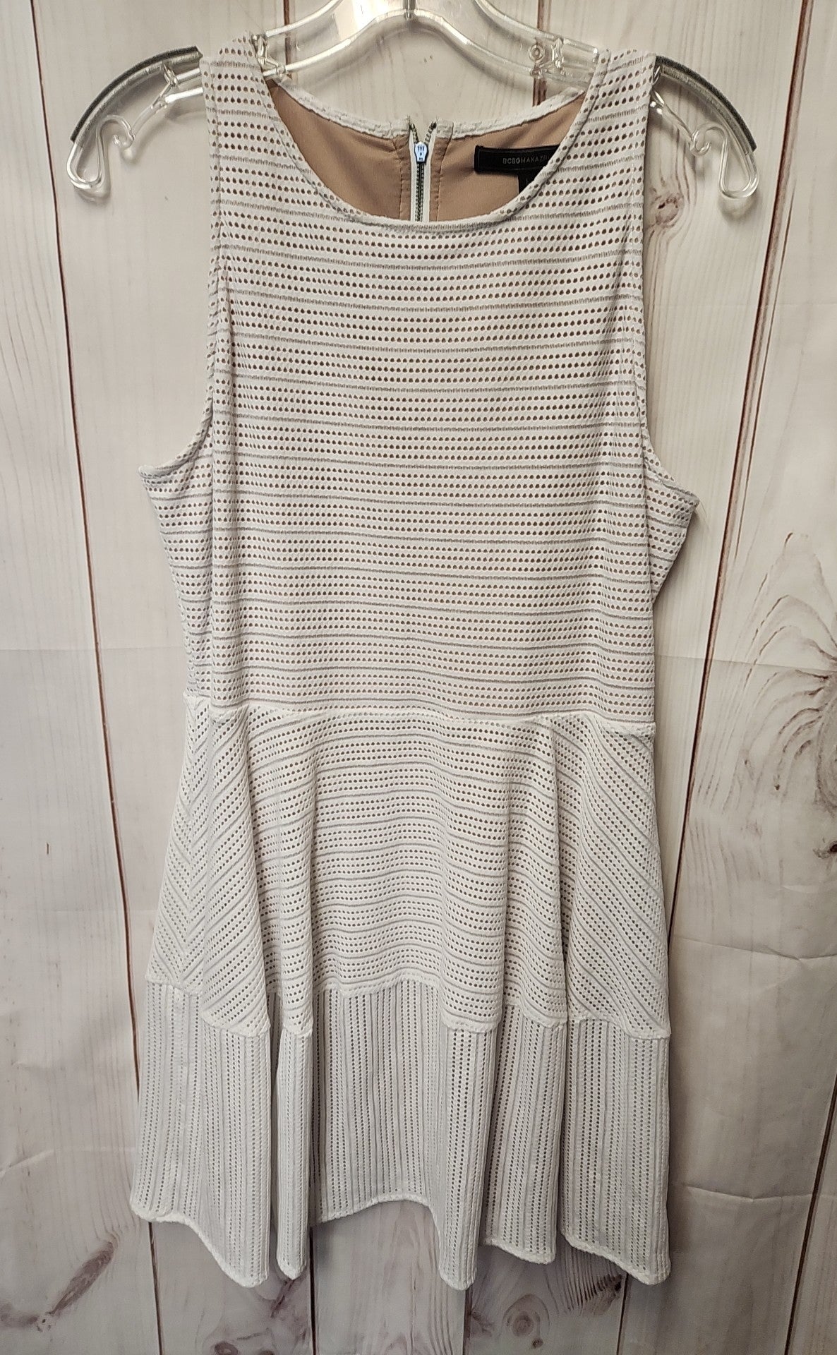 BCBG Maxazria Women's Size L White Dress
