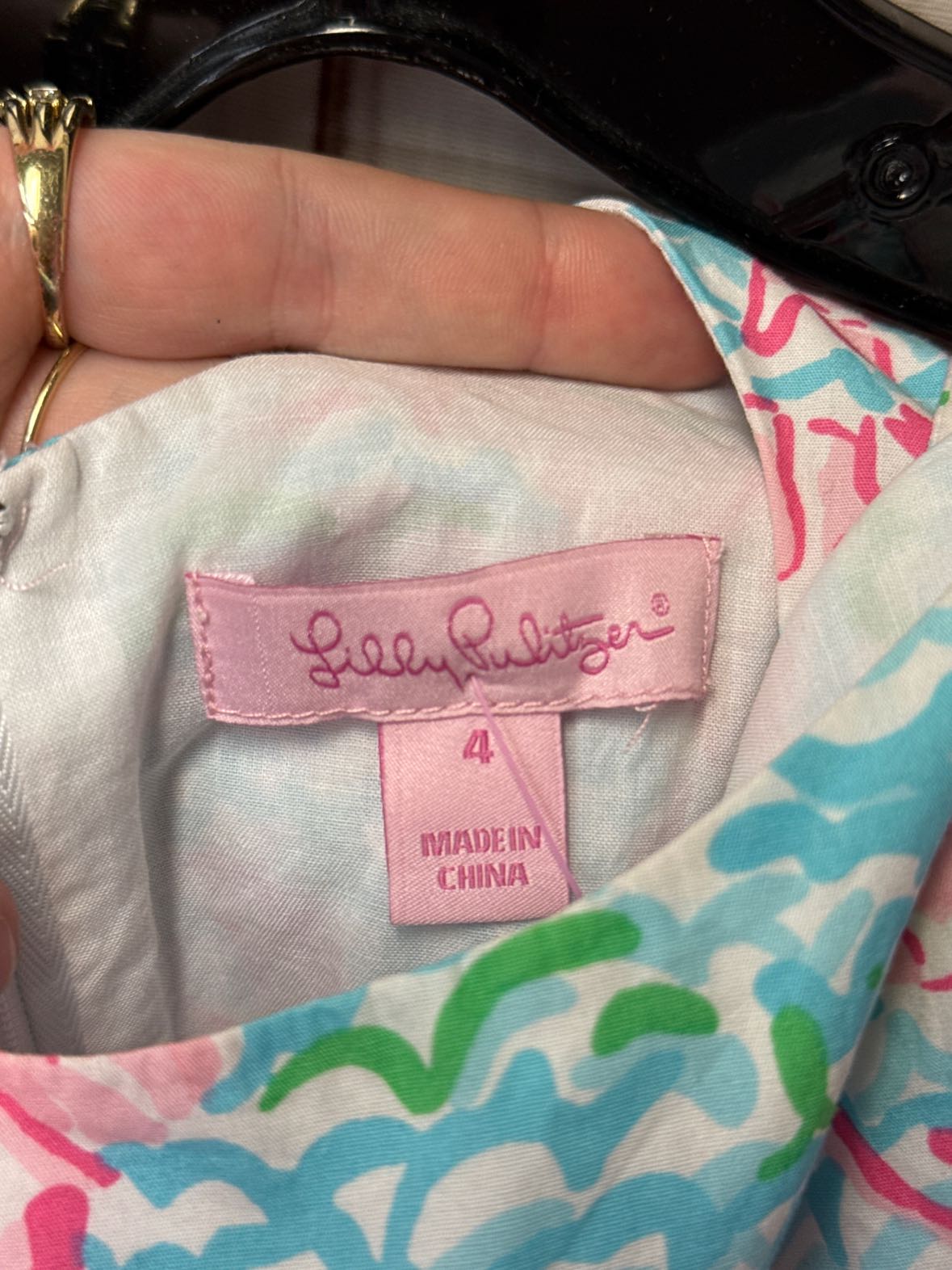 Lilly Pulitzer Women's Size 4 Blue Dress