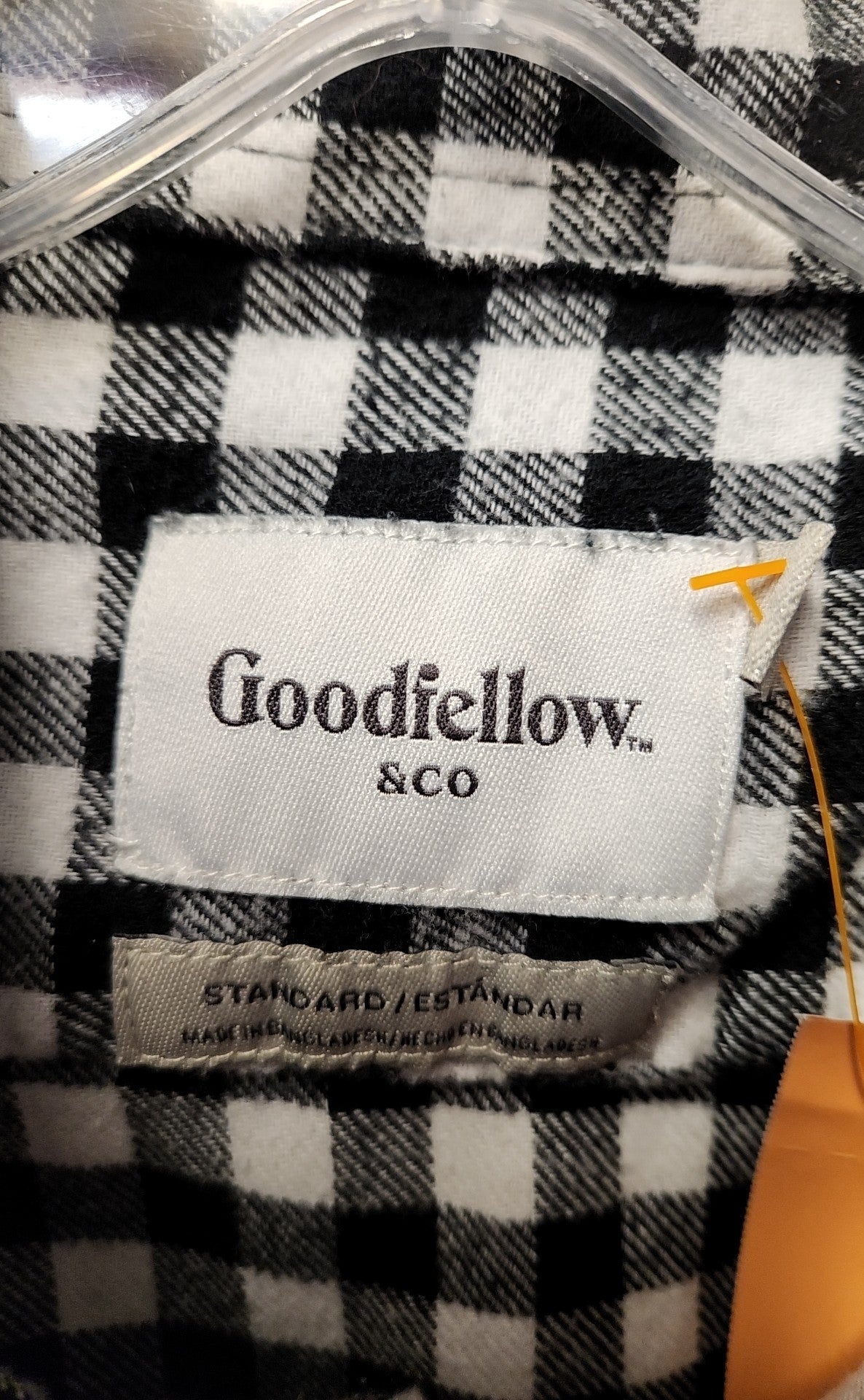 Goodfellow Men's Size L Black & White Shirt