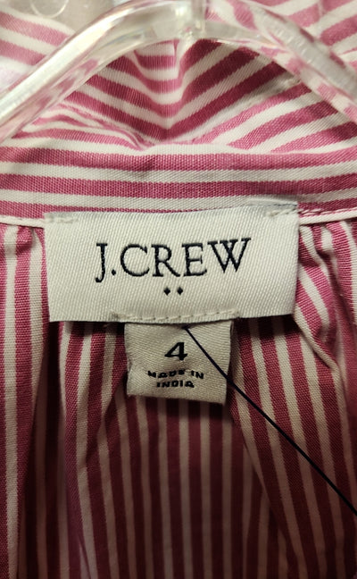 J Crew Women's Size 4 Red Dress