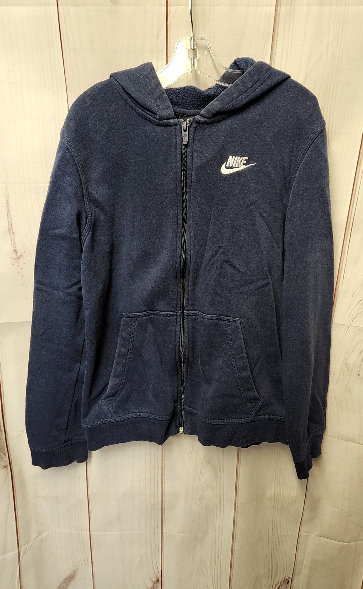 Nike Boy's Size 18/20 Navy Full Zip Hooded Sweatshirt