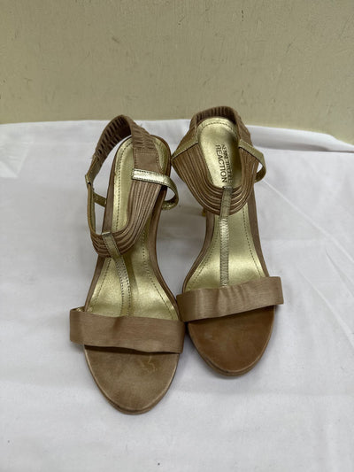 Kenneth Cole Women's Size 8 Gold Sandals