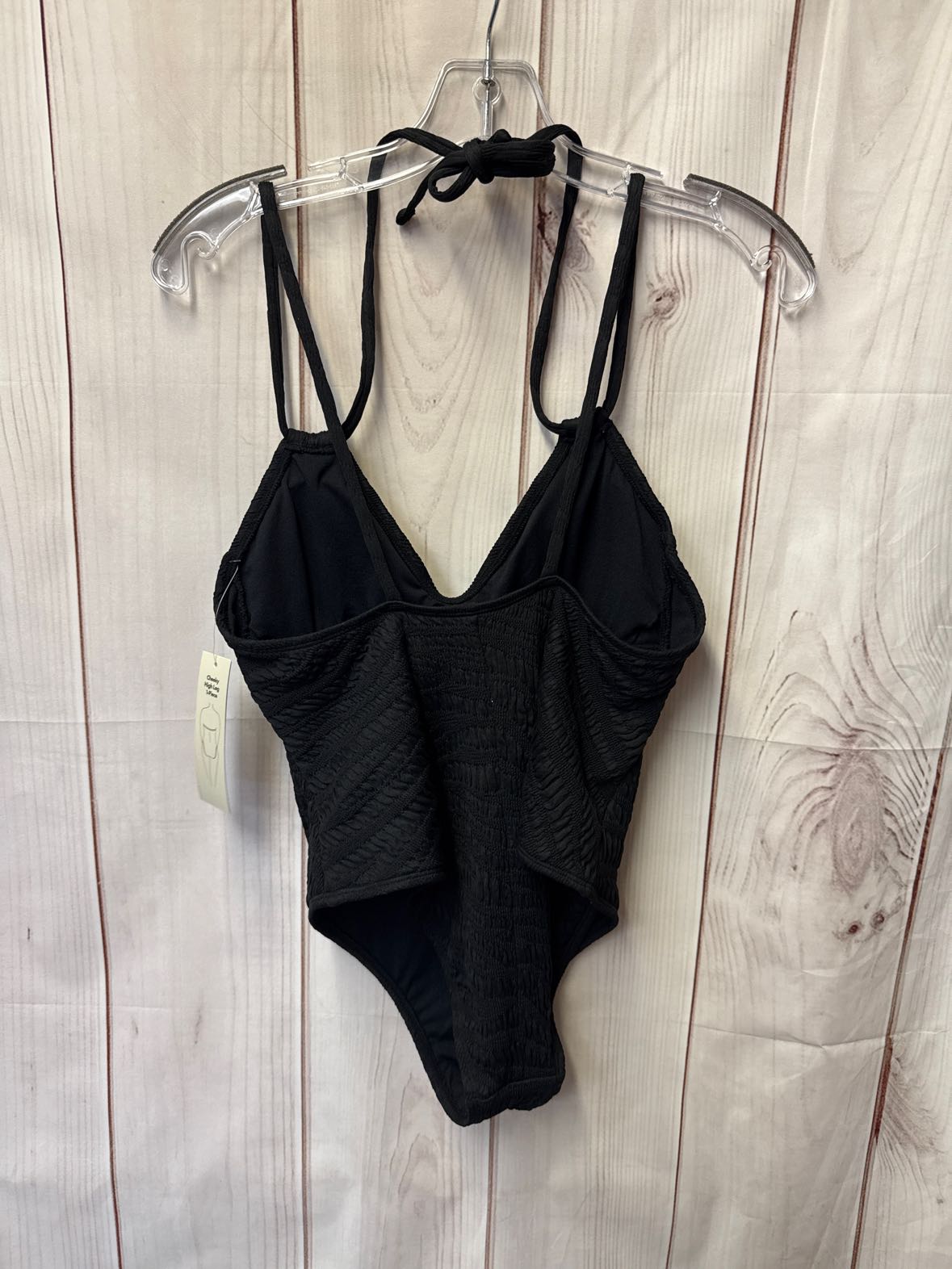 NWT No Boundaries Women's Size M Black Swimsuit