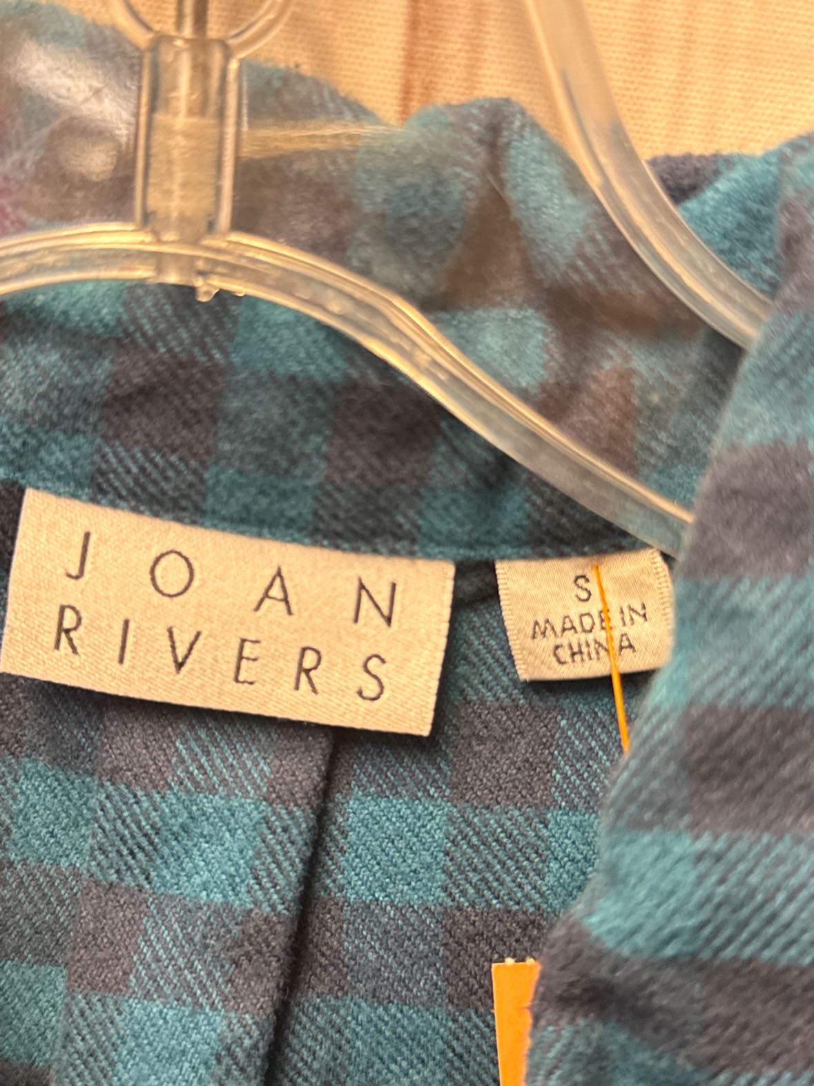 Joan Rivers Women's Size S Blue Long Sleeve Top