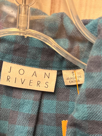 Joan Rivers Women's Size S Blue Long Sleeve Top