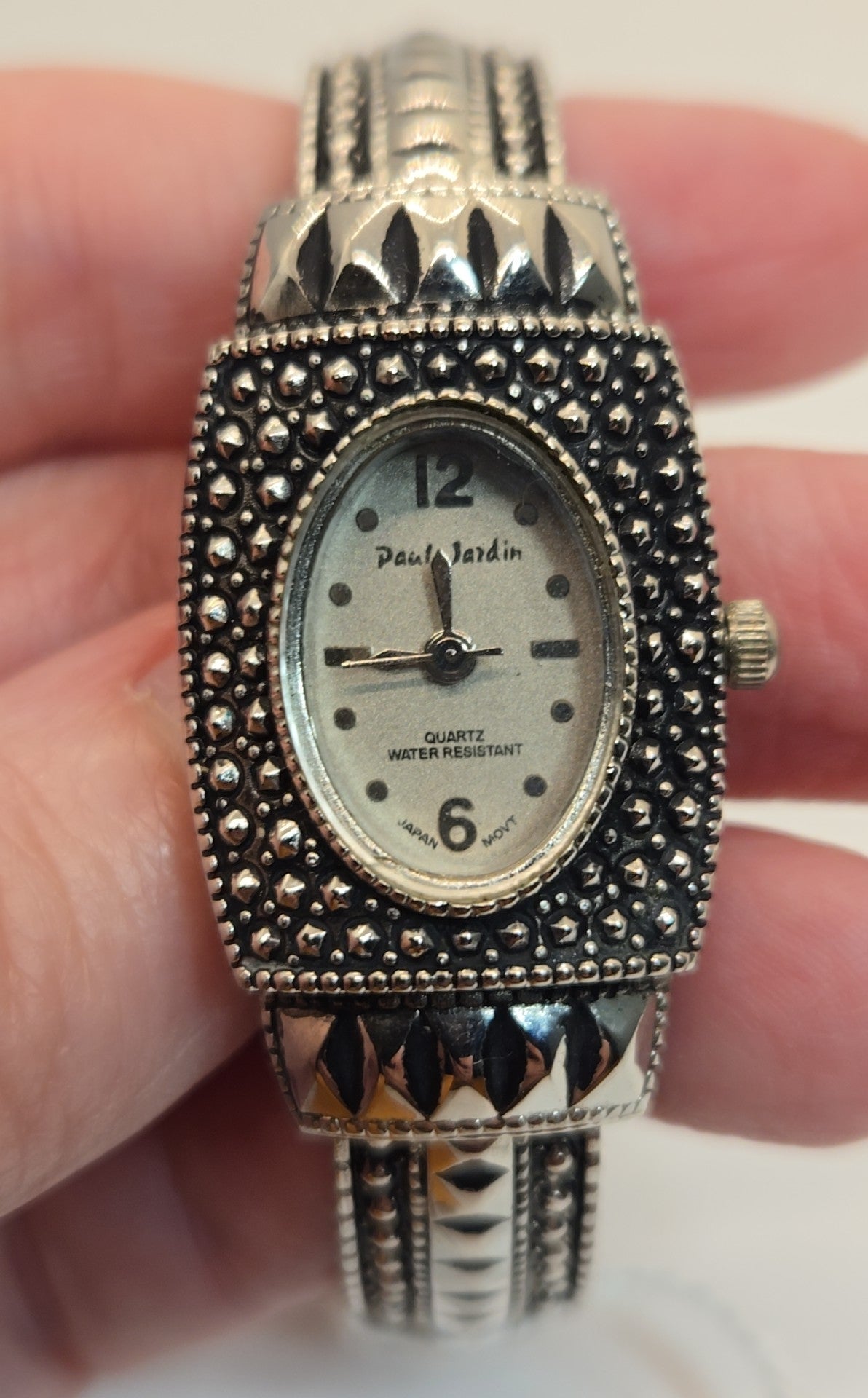 Paul Jardin Stainless Steel Watch NEEDS BATTERY