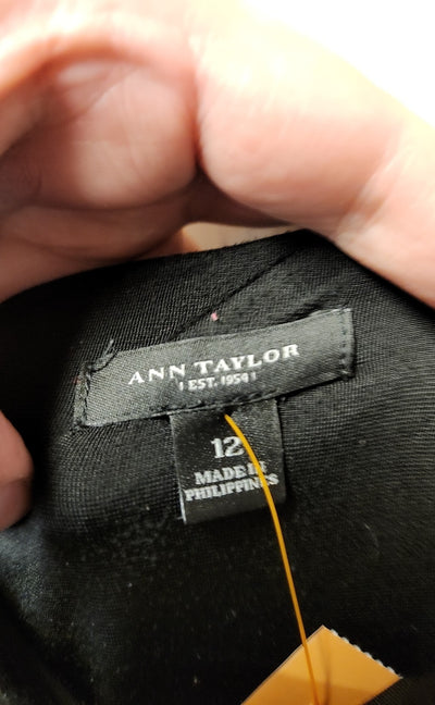 Ann Taylor Women's Size 12 Black Dress