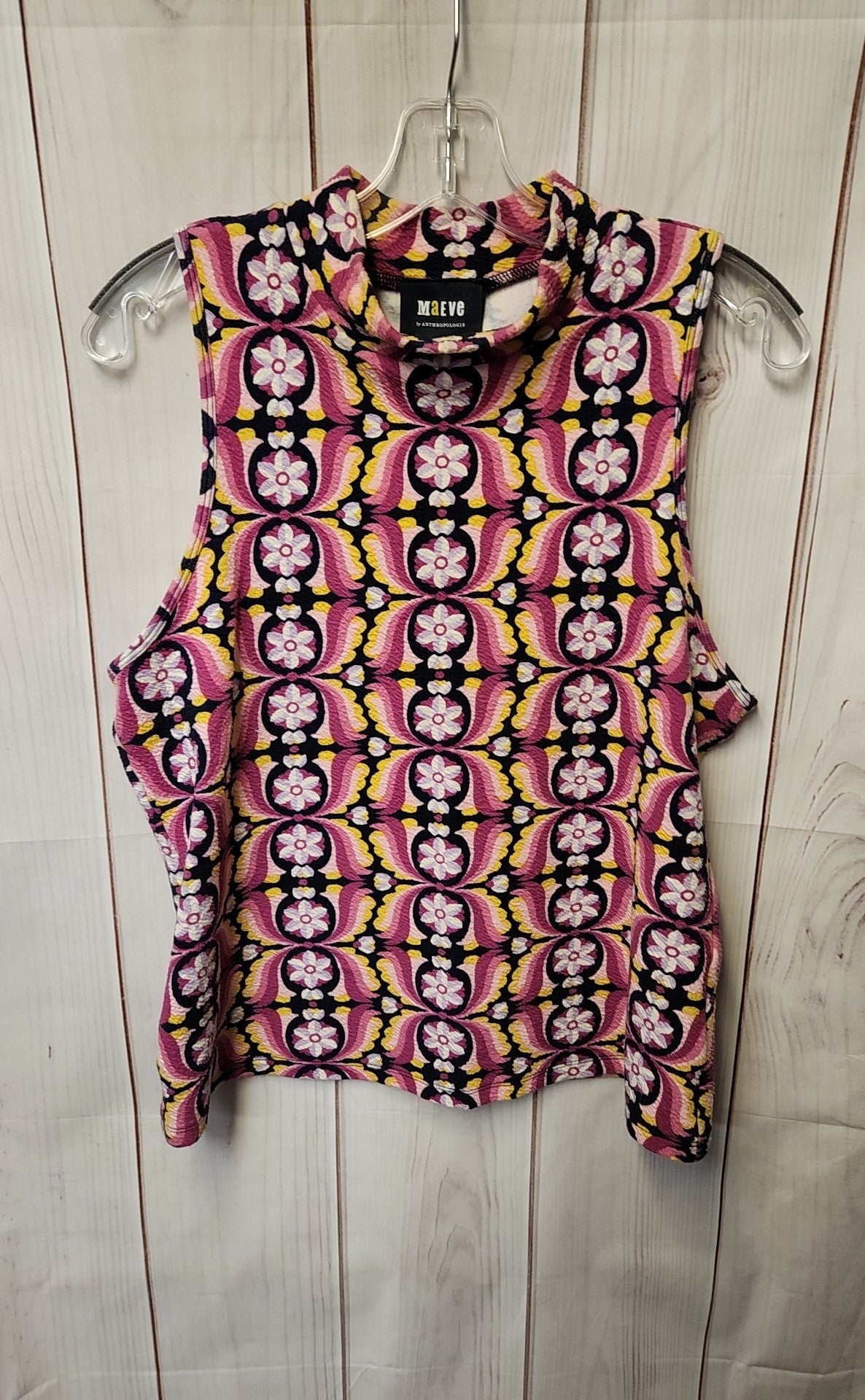 Maeve Anthropologie Women's Size L Pink Sleeveless Top