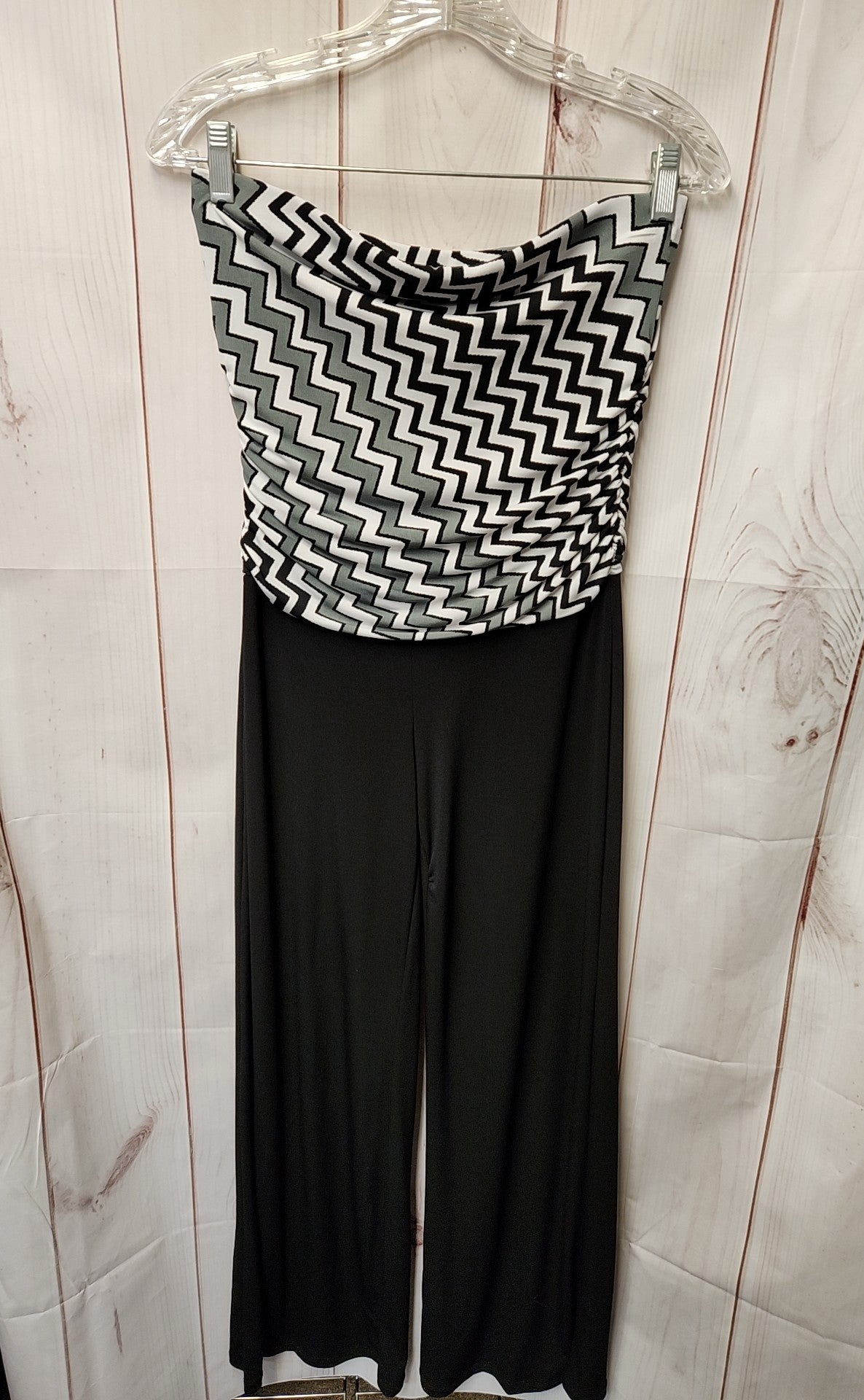 Dots Women's Size S Black & White Jumpsuit