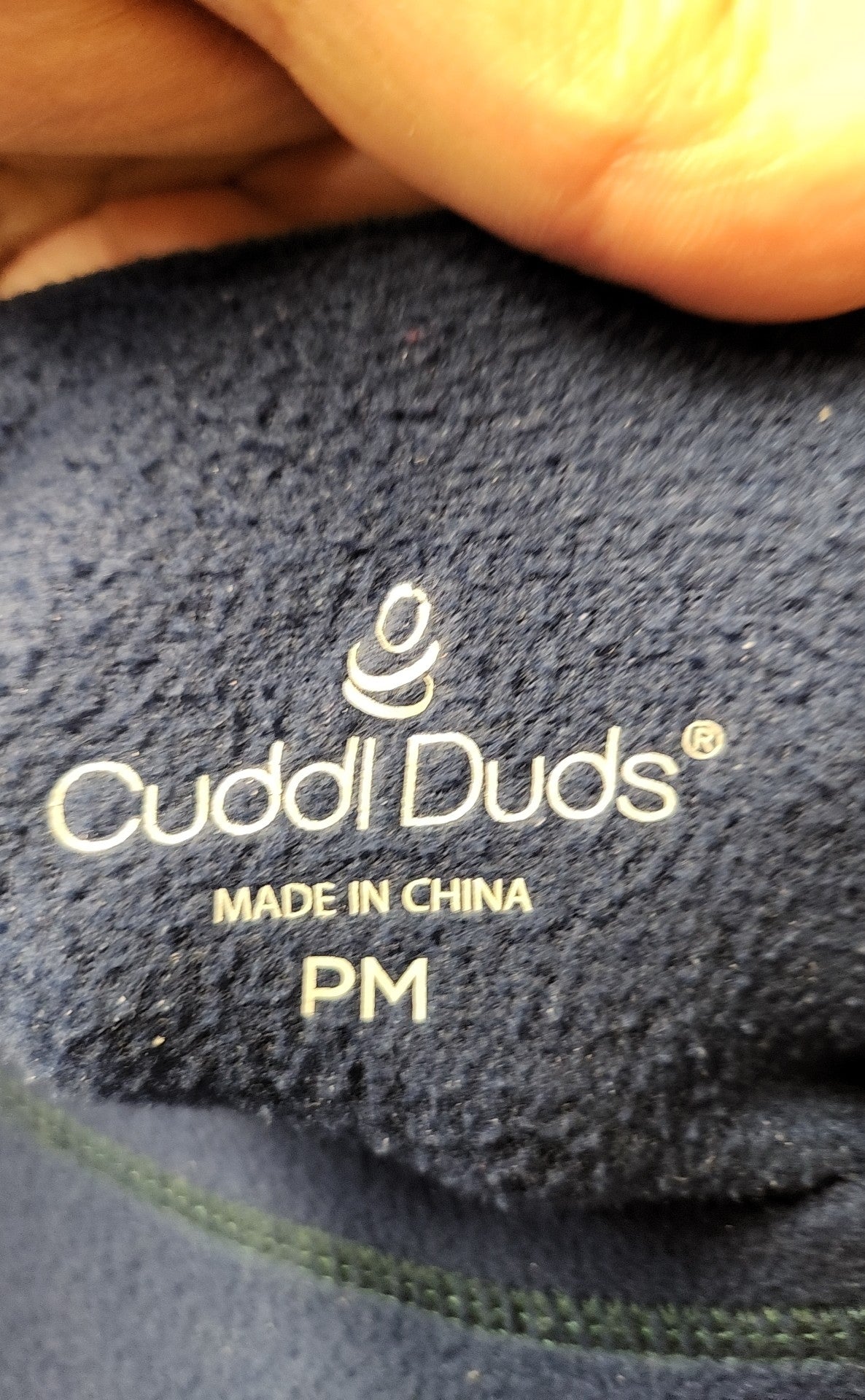 Cuddl Duds Women's Size M Petite Blue Pajamas