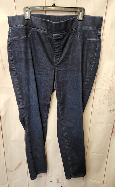 Talbots Women's Size 34 (18/1X) Blue Jeans Pull-on Jegging