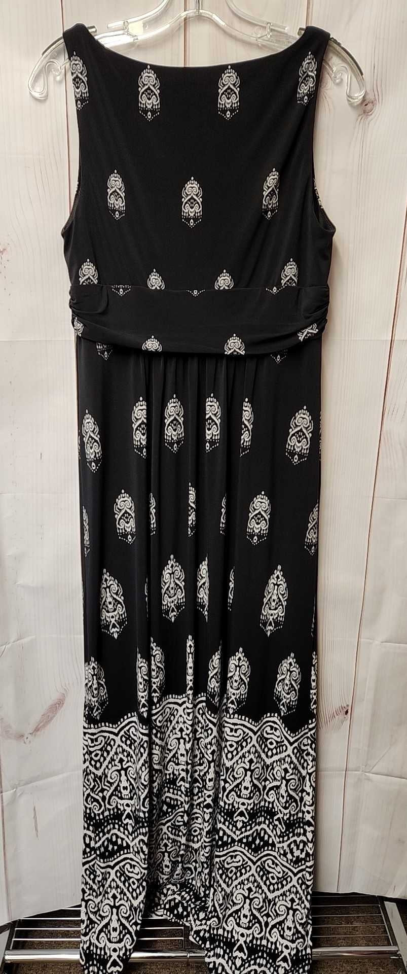 Chaps Women's Size L Black Dress