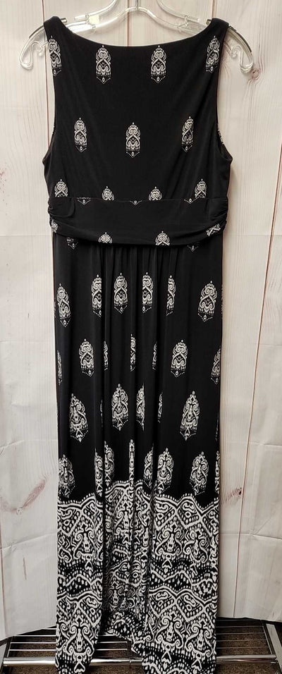 Chaps Women's Size L Black Dress