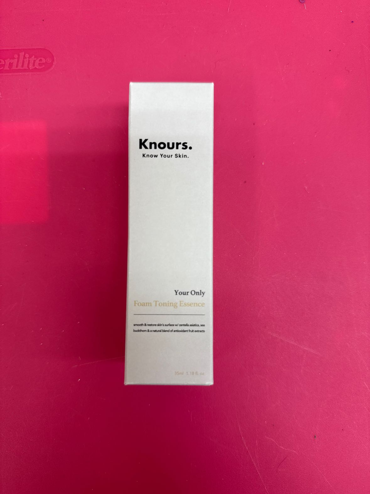 Knours Foam Toning Clenser Face Cosmetic NIB 1.18fl oz