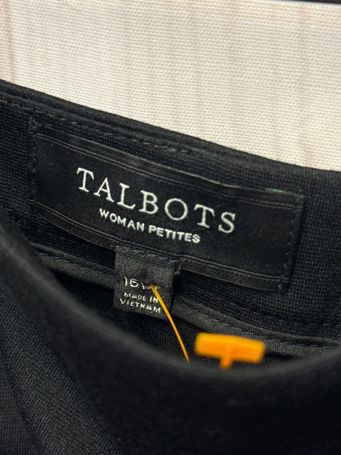 Talbots Women's Size 16 Black Skirt