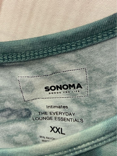 Sonoma Women's Size XXL Green Short Sleeve Top