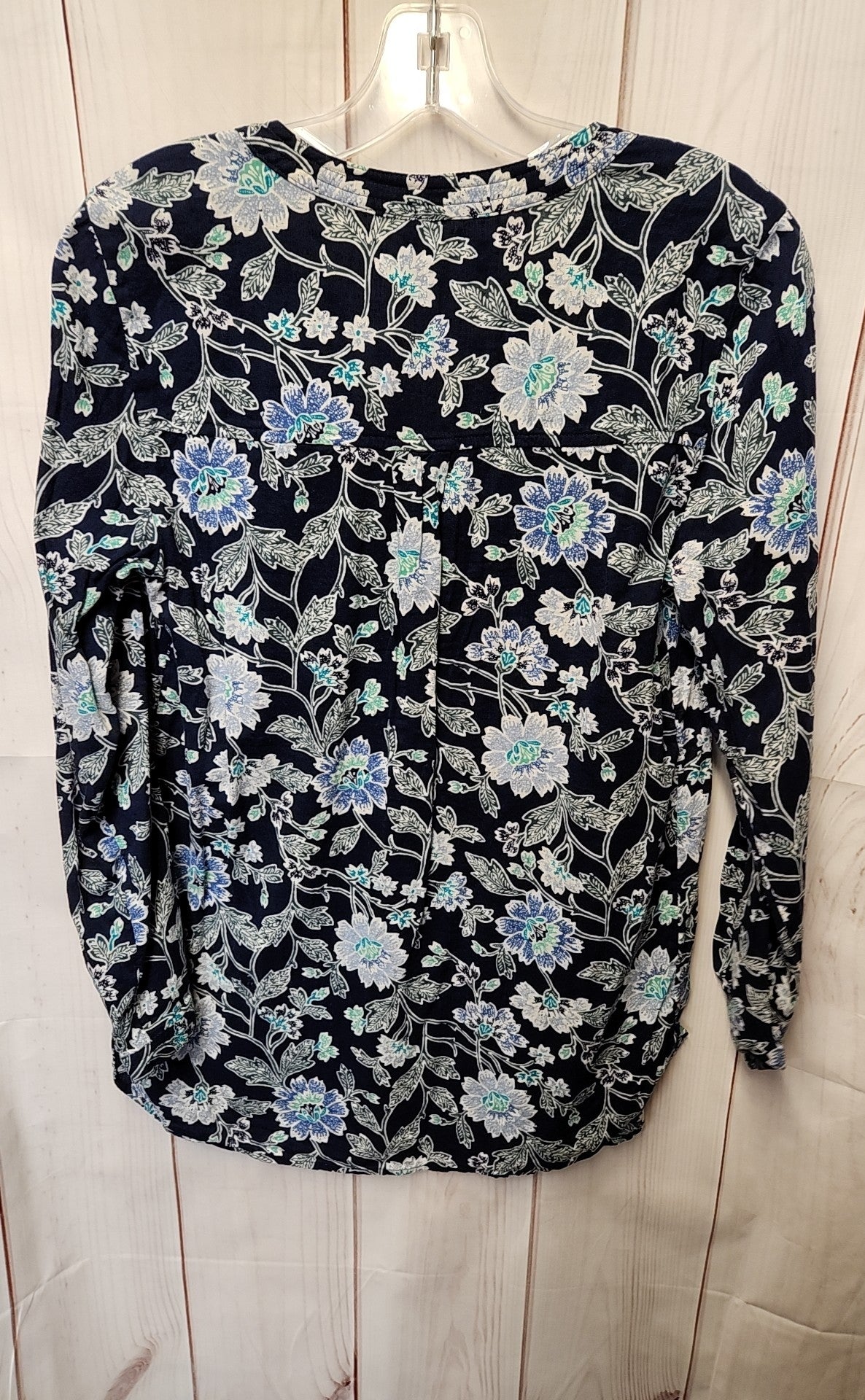 Old Navy Women's Size S Blue Long Sleeve Top