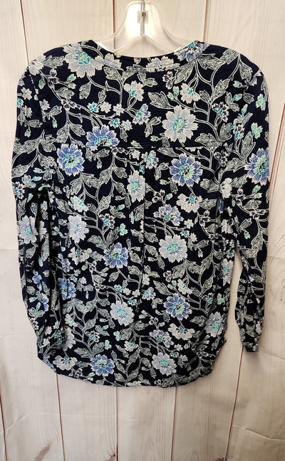 Old Navy Women's Size S Blue Long Sleeve Top