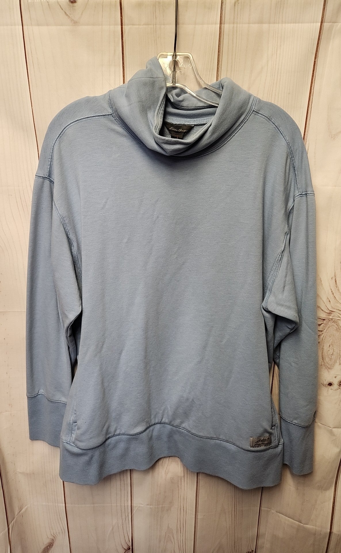 Eddie Bauer Women's Size L Light Blue Sweatshirt
