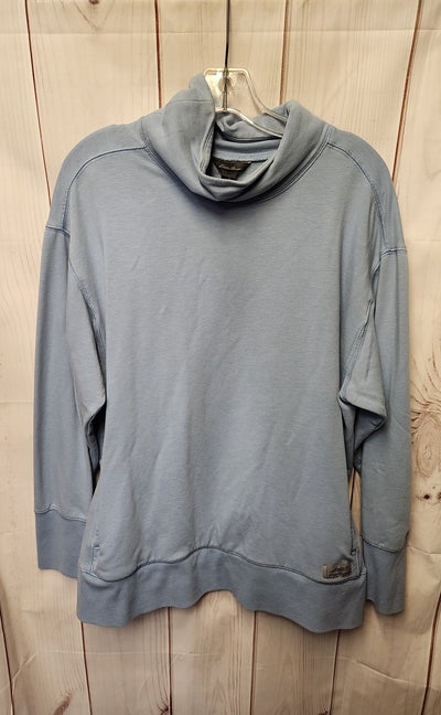 Eddie Bauer Women's Size L Light Blue Sweatshirt