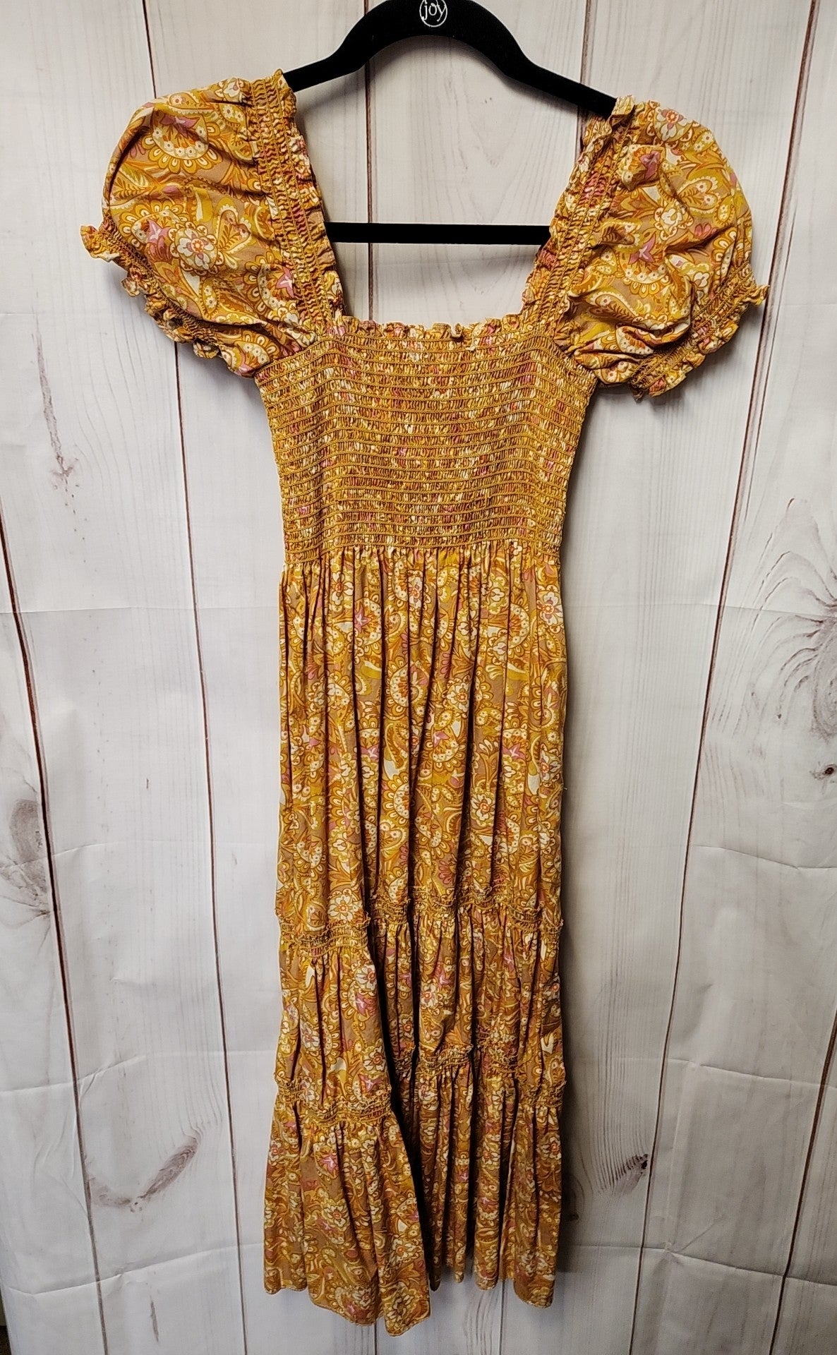 O.P.T. Women's Size XS Yellow Floral Dress