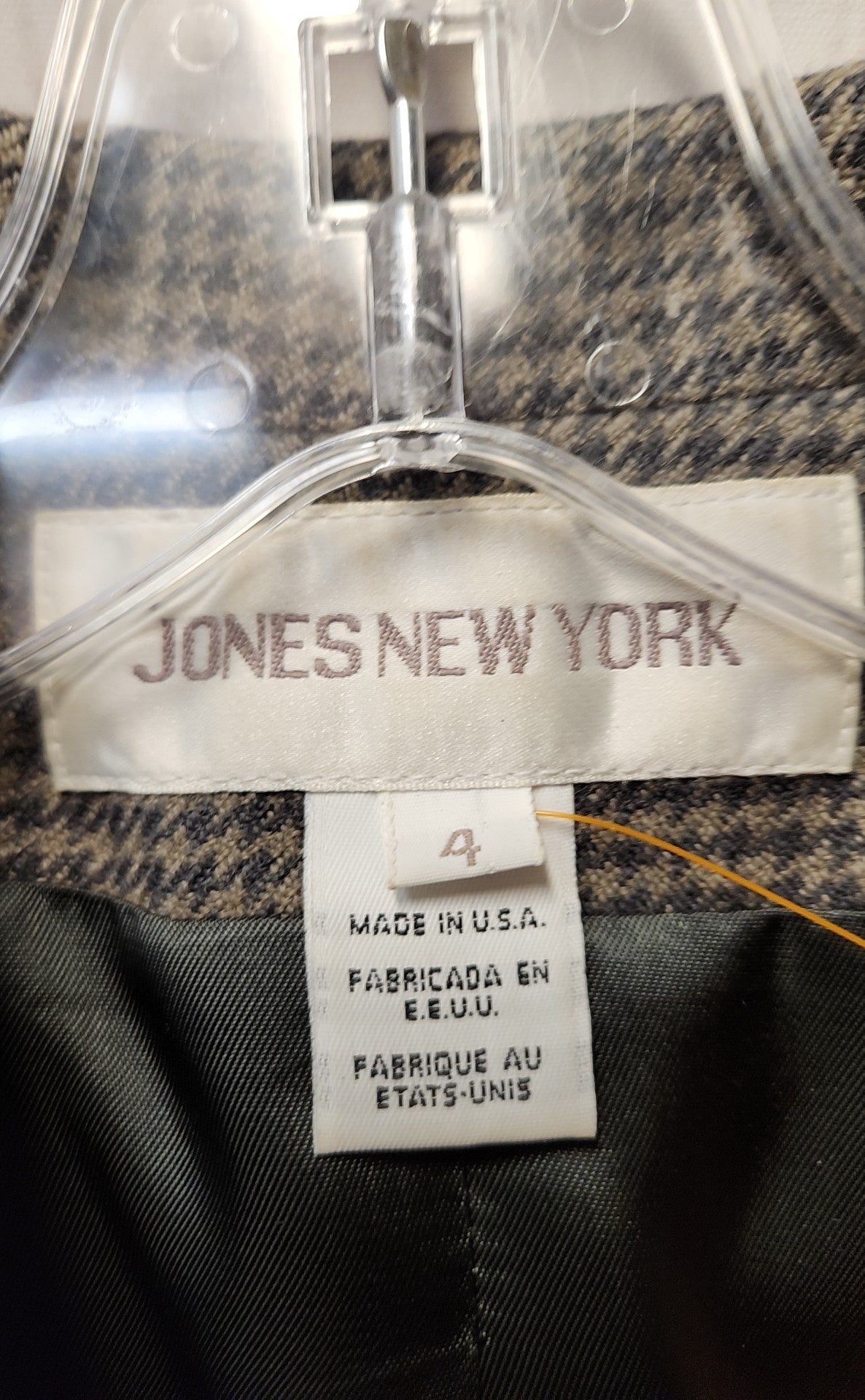 Jones New York Women's Size 4 Gray Blazer