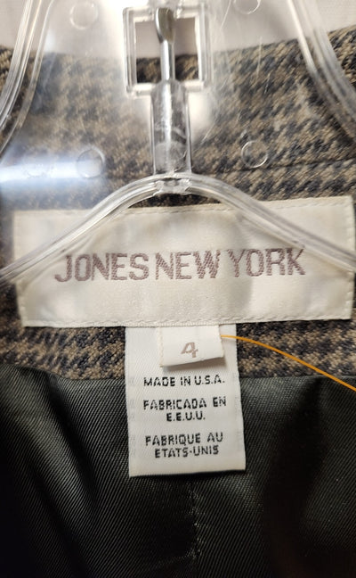 Jones New York Women's Size 4 Gray Blazer