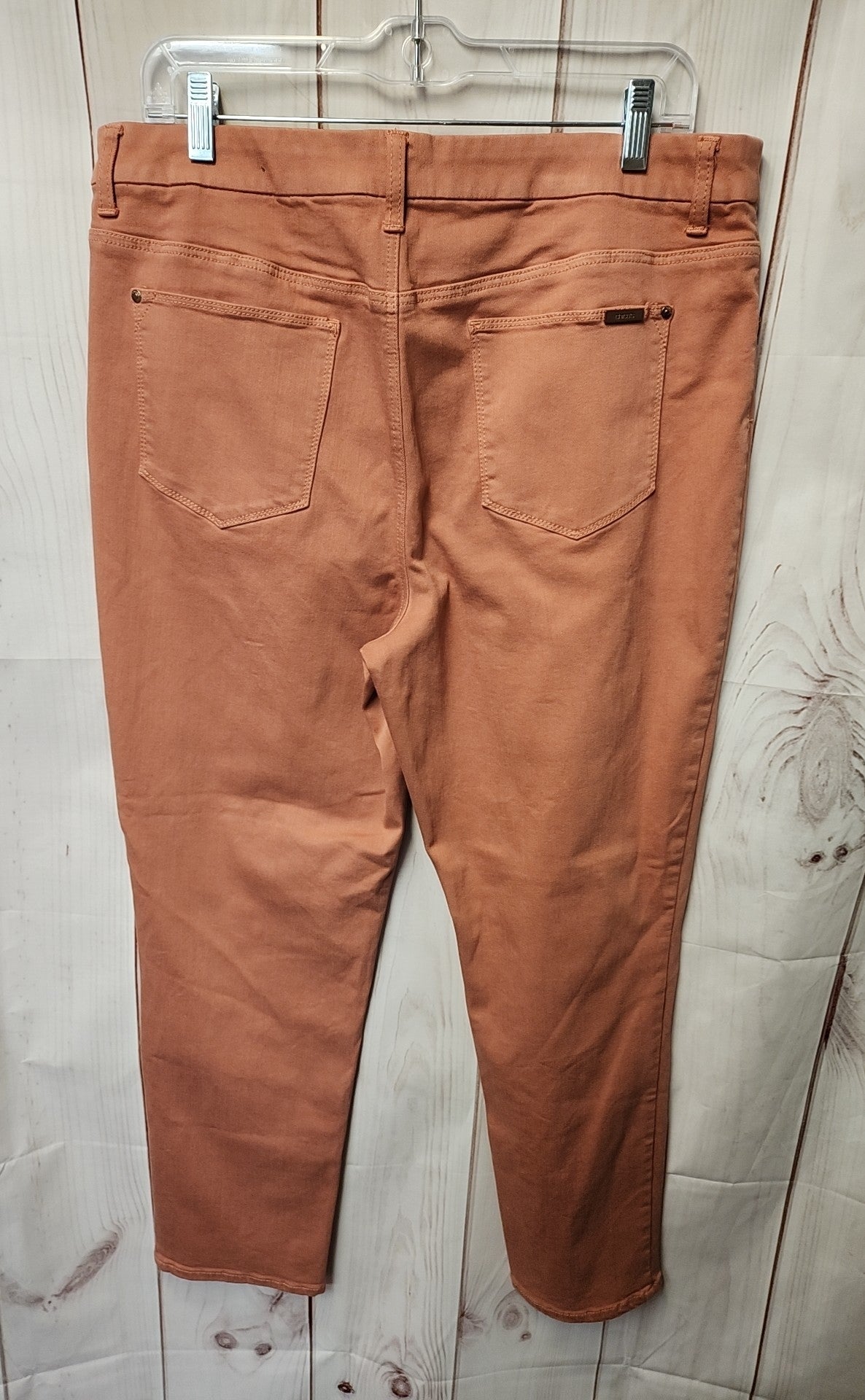 Chico's Women's Size 2 = US 12 Orange Jeans Girlfriend Ankle