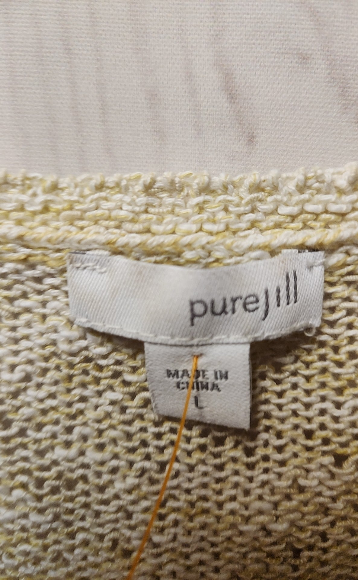 Pure Jill Women's Size L Beige Sweater