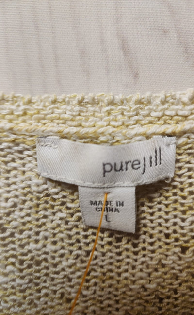 Pure Jill Women's Size L Beige Sweater