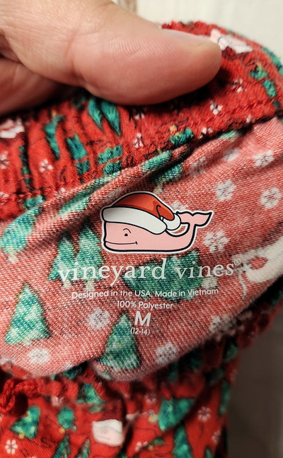 Vineyard Vines Boy's Size 12/14 Red PJ Bottoms