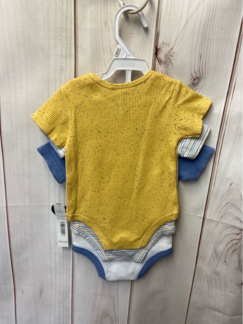 NWT 3PCS Nicole Miller Boy's Size 6-9 Months Multi-color Outfit