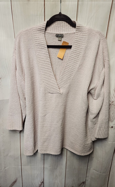 J Jill Women's Size L Pink Sweater