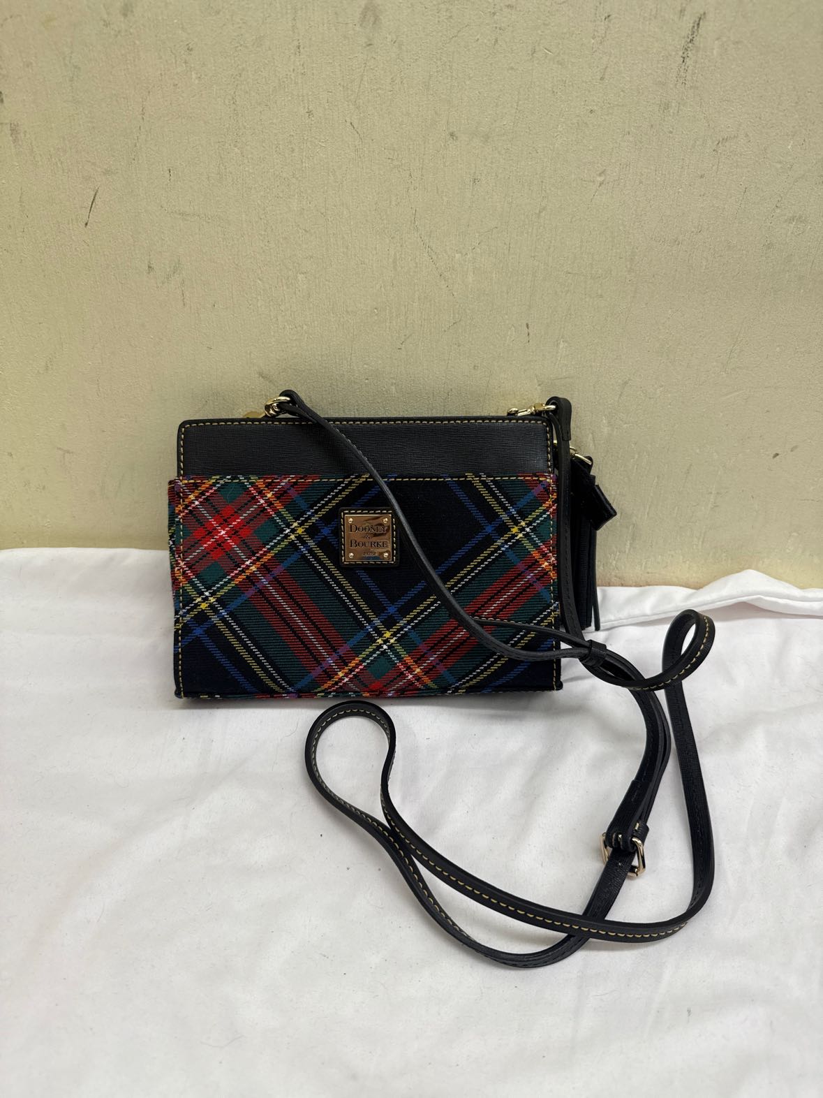 NWT Dooney & Bourke Kenzie Crossbody Navy Leather Purse Bag