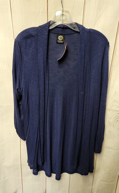 Bobeau Women's Size M Blue Cardigan