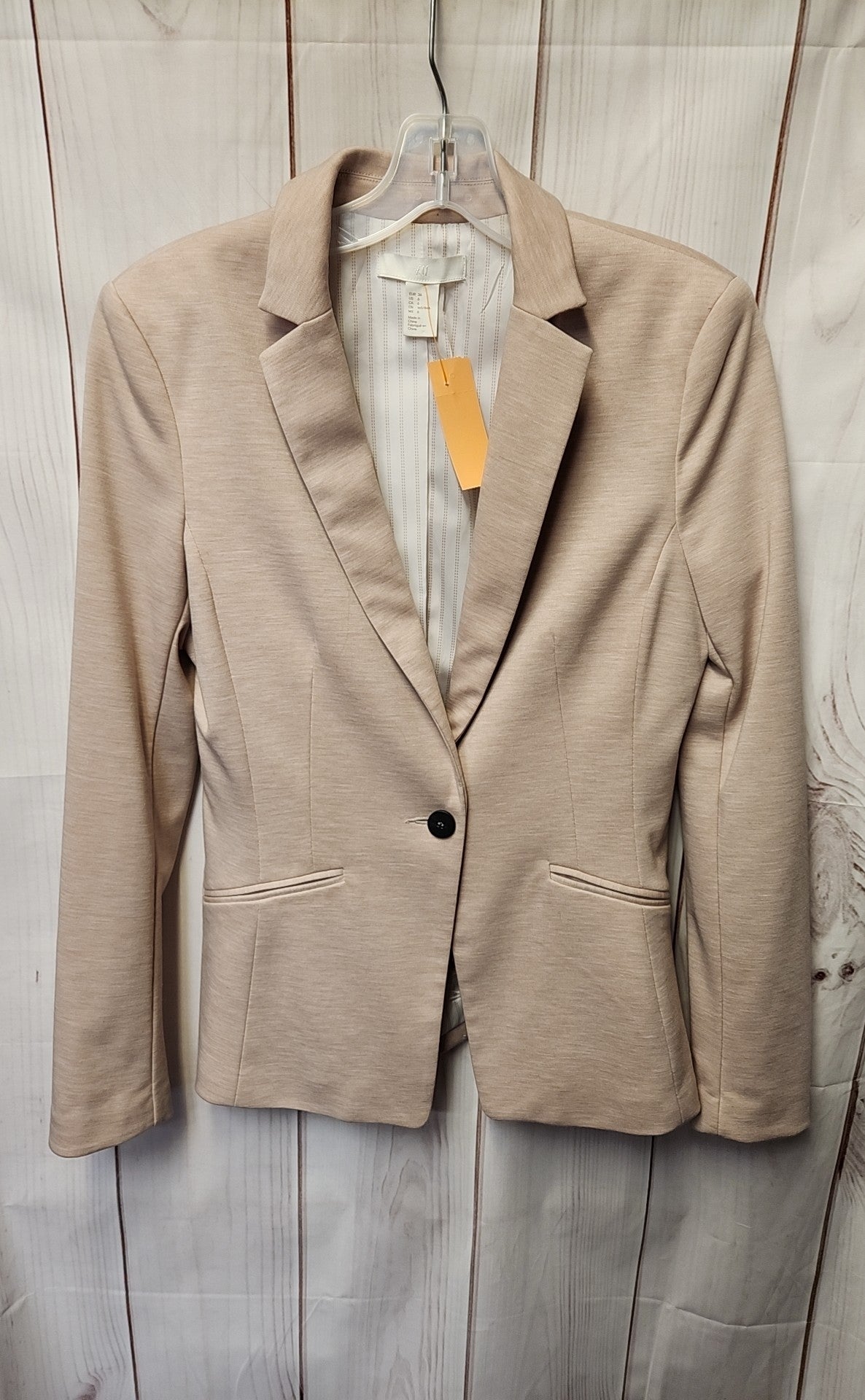 H&M Women's Size 6 Beige Jacket
